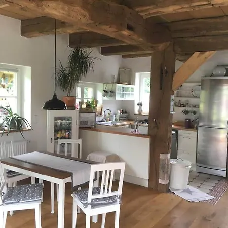 Fachwerkhaus Am Mit Fass-sauna Im Muensterland