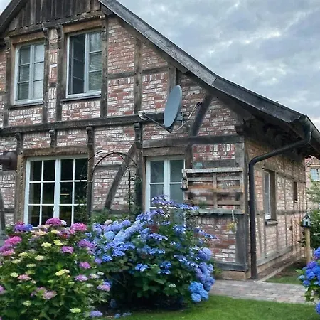 Prázdninový dům Fachwerkhaus Am Mit Fass-sauna Im Muensterland Warendorf