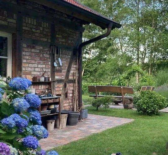Fachwerkhaus Am Mit Fass-sauna Im Münsterland Ferienhaus