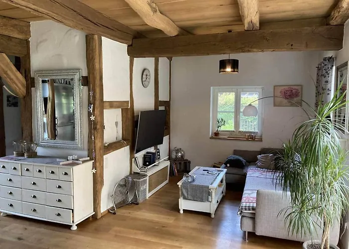 Ferienhaus Fachwerkhaus Am Mit Fass-sauna Im Münsterland *