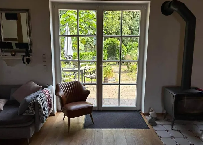 Ferienhaus Fachwerkhaus Am Mit Fass-sauna Im Münsterland *